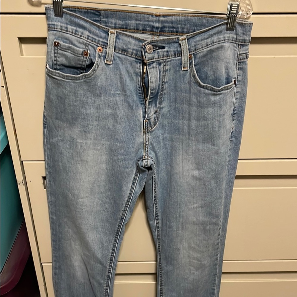 Levi's Blue Slim Jeans Vintage-Inspired Casual